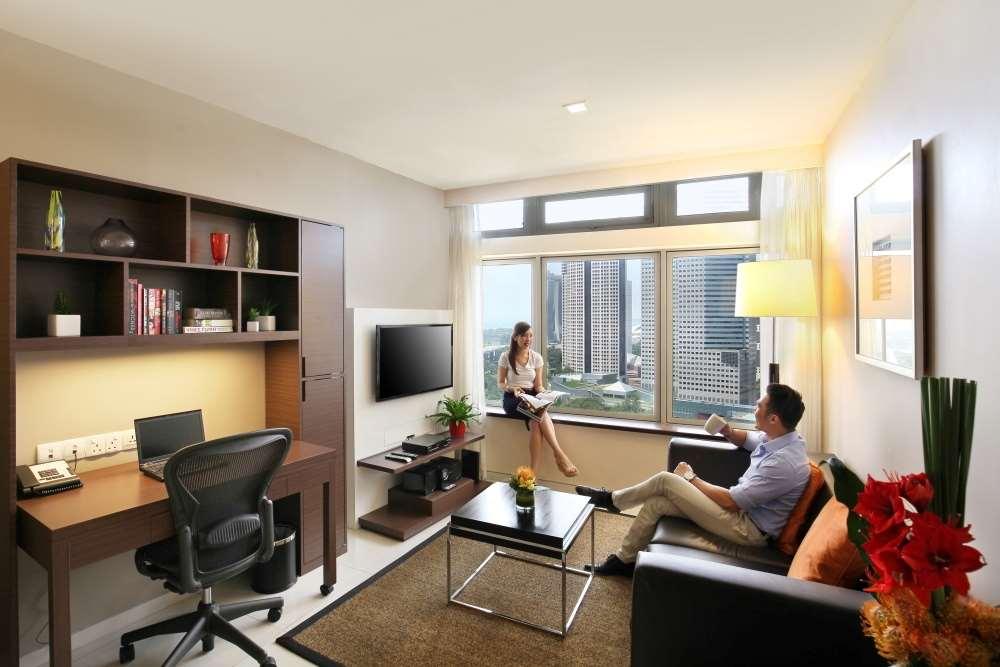 Parkroyal Serviced Suites Singapur Pokoj fotografie