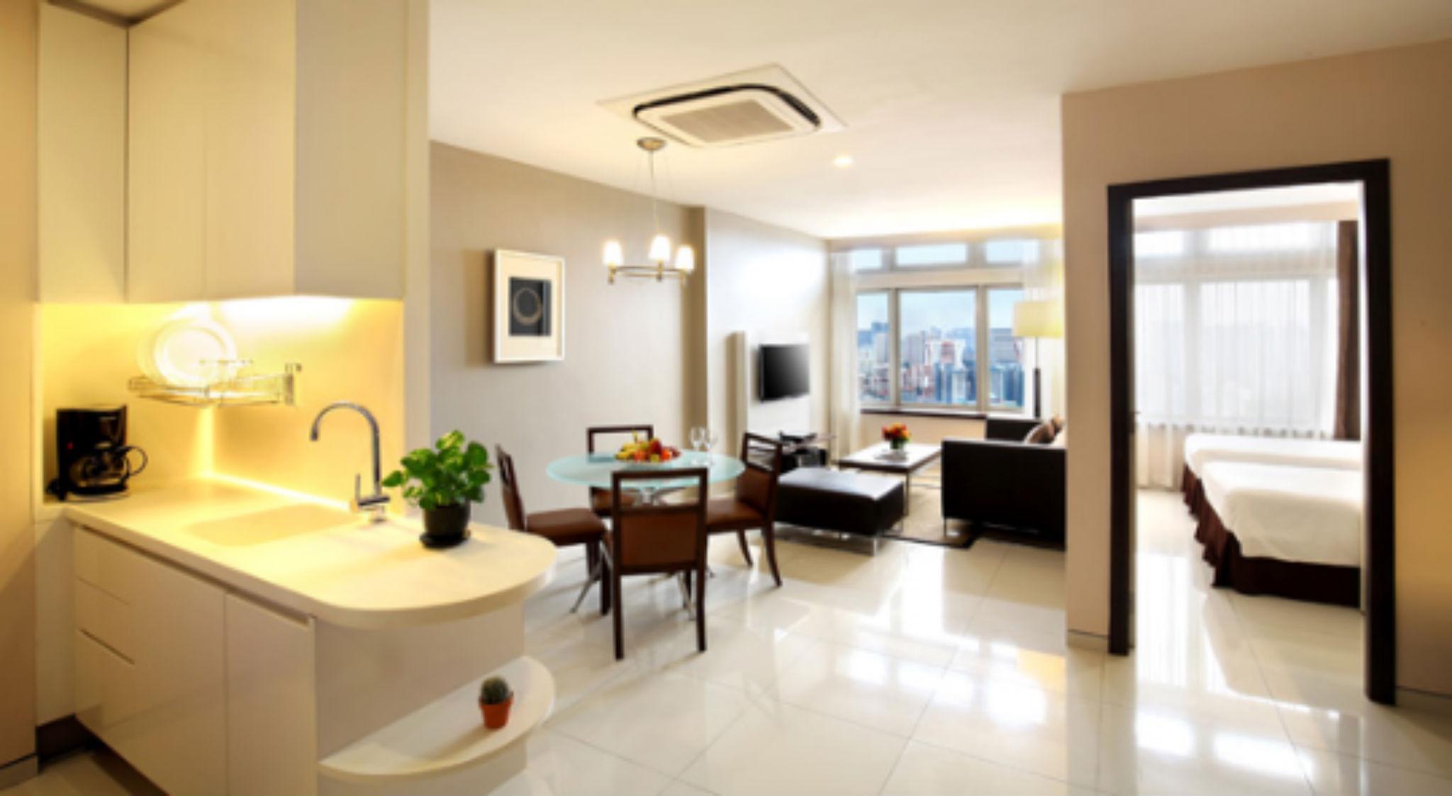 Parkroyal Serviced Suites Singapur Exteriér fotografie